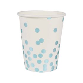 Blue Confetti  - paper cup